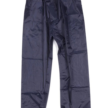 Blauw Lastpak regenpak met waterafstotende regenjas en regenbroek