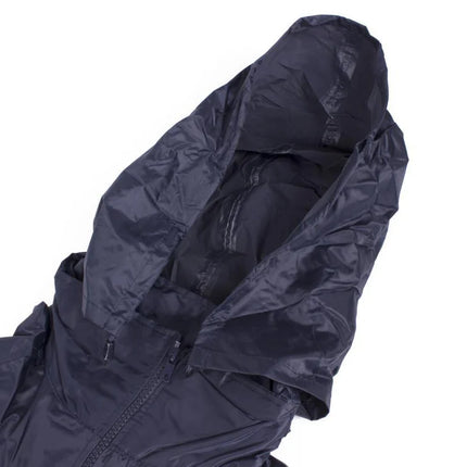 Blauw Lastpak regenpak met waterafstotende regenjas en regenbroek