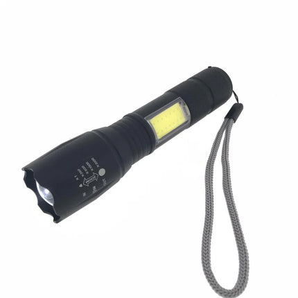 Höfftech Tactical Zaklamp 5W LED oplaadbaar met USB-kabel