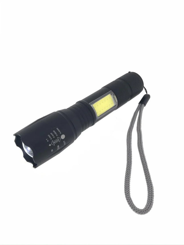 Höfftech Tactical Zaklamp 5W LED oplaadbaar met USB-kabel