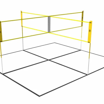 Umbro volleybalnet 400 x 168 cm voor tuin en strand
